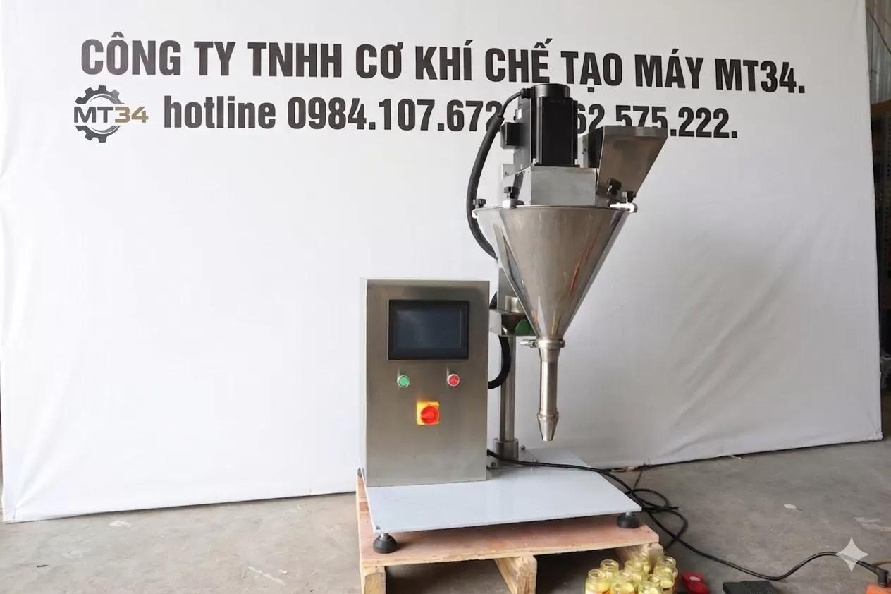 Máy định lượng trục vít để bàn loại nhỏ 1-100Gram ( chọn dải định lương theo yêu cầu) HADG-DL003