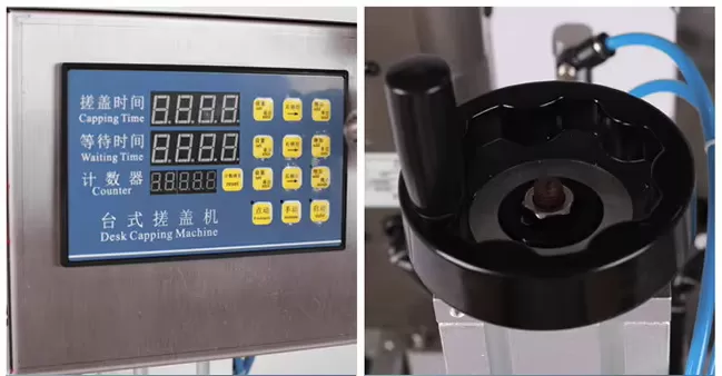 Máy siết nắp chai bán tự động DN-63 HADG-DA03