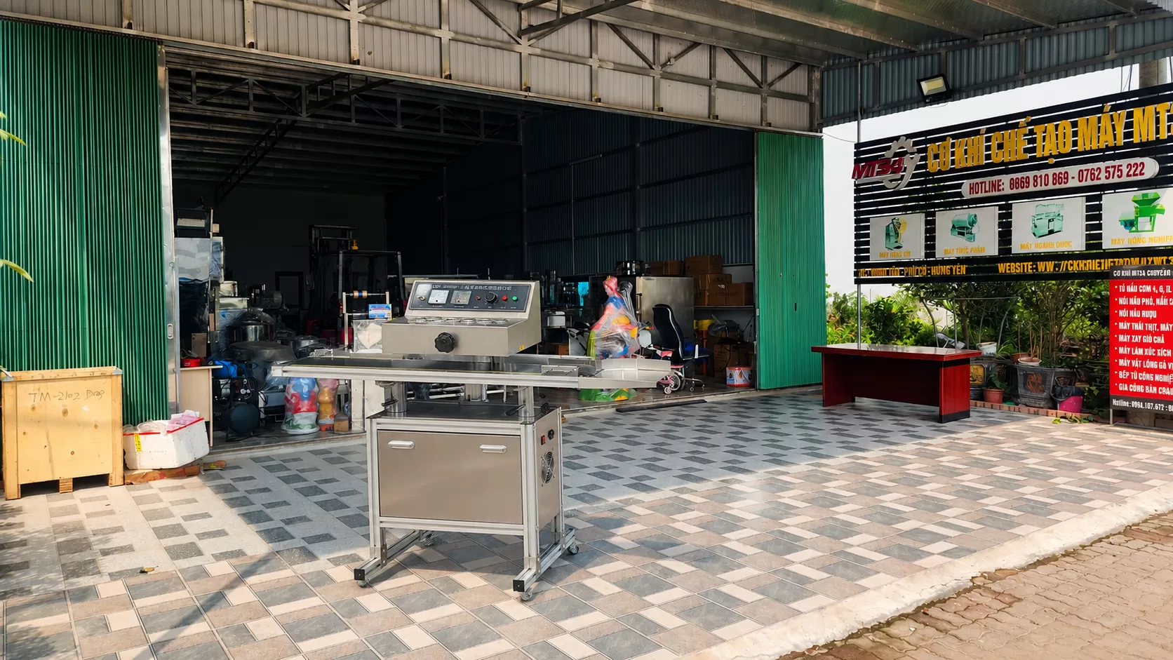 Máy dán màng seal tự động MT-2000BX HADG-E03