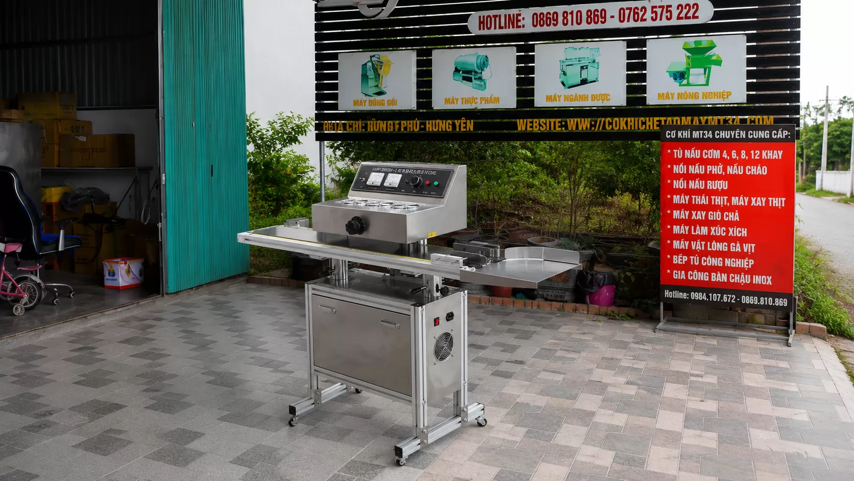 Máy dán màng seal tự động MT-2000BX HADG-E03