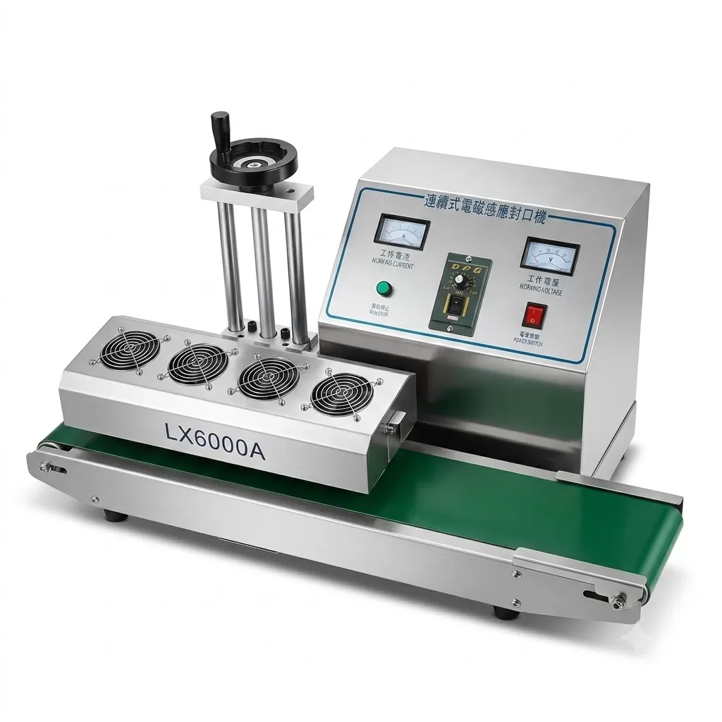Máy dán màng seal tự động LX-6000A (ĐK seal 100mm) HADG-E08