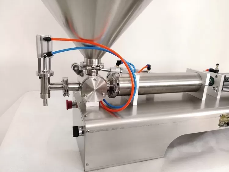 Máy chiết rót 1 vòi cánh khuấy khí nén (DUNG DỊCH SỆT) HADG-CR03