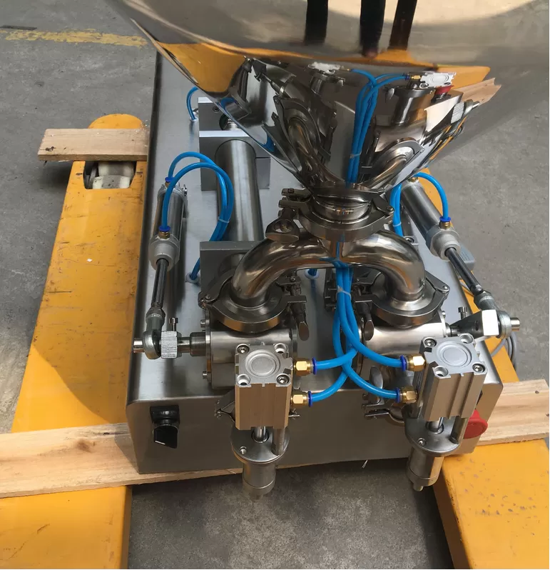 Máy chiết rót 2 vòi khí nén HADG-CR08