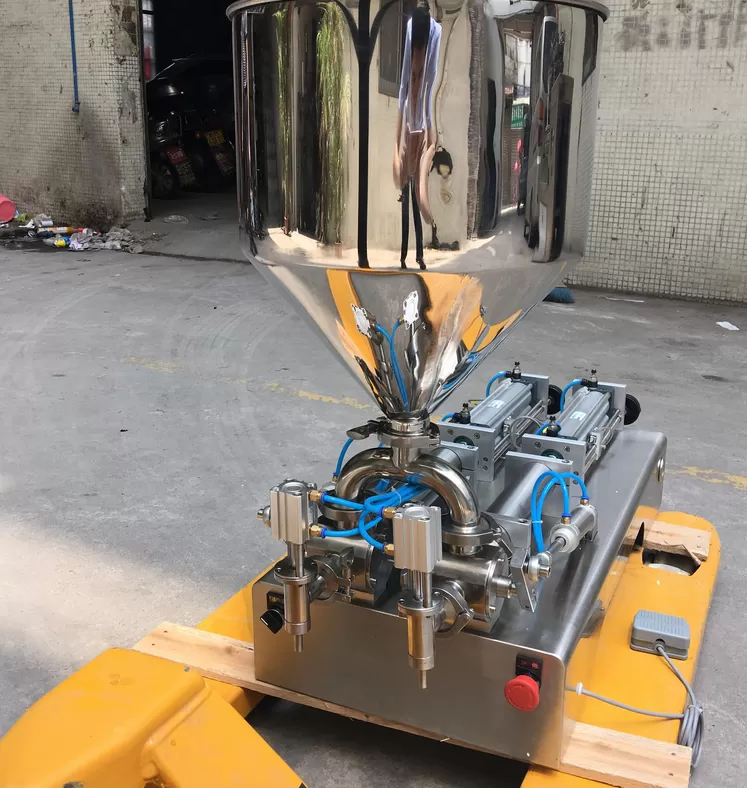 Máy chiết rót 2 vòi khí nén HADG-CR08