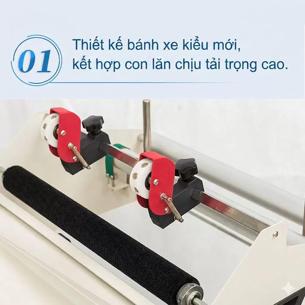 Máy Cắt Màng Co Chân Cao Dập Tay Băng Tải 5545 HAĐG-CM02