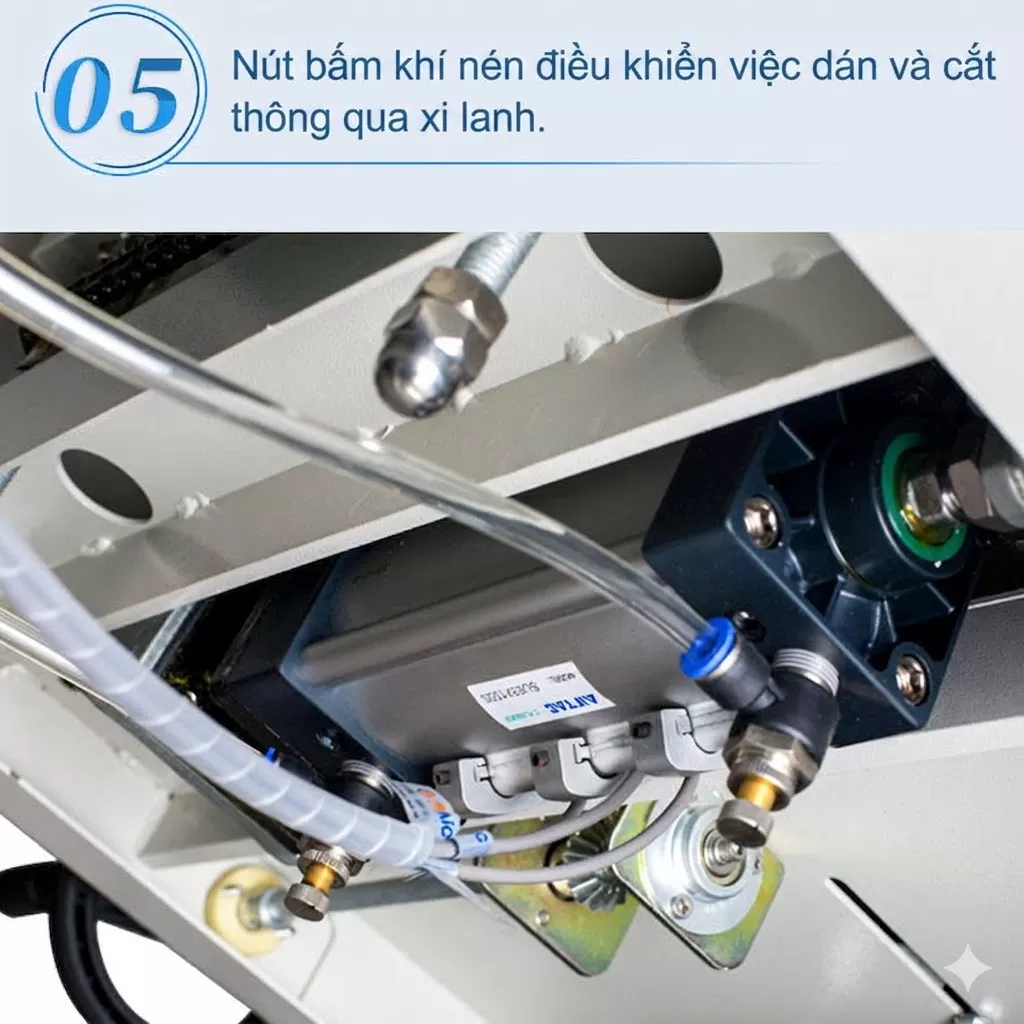 Máy Cắt Màng Co chân cao Khí Nén 5545 HAĐG-CM03