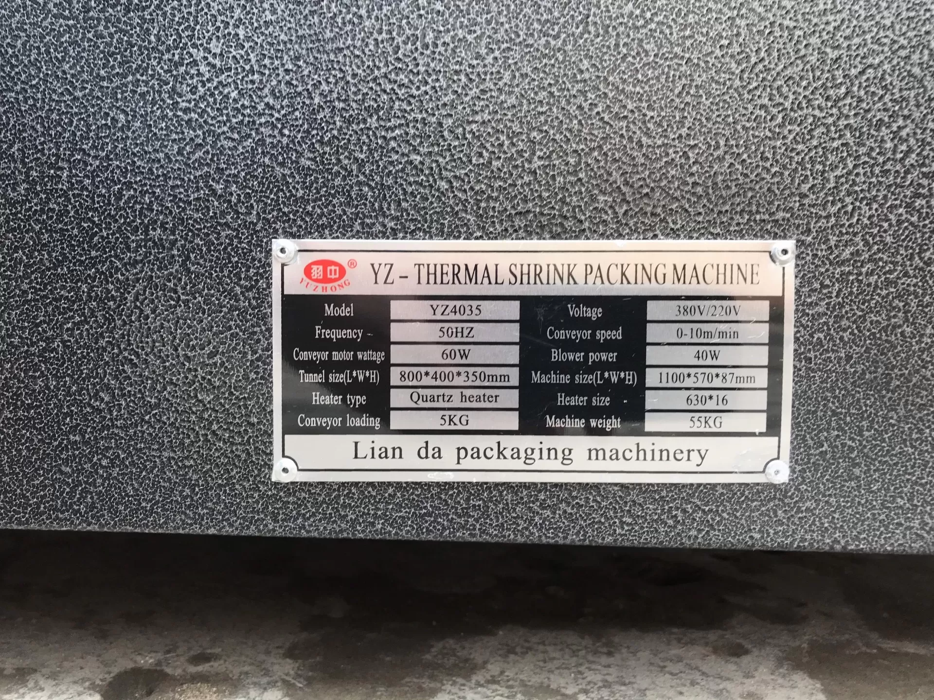 Máy Co Màng Băng Tải Dạng Đũa BS 4035 HAĐG-C03