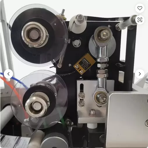 Máy dán nhãn chai tròn bán tự động có indate HADG-2T1