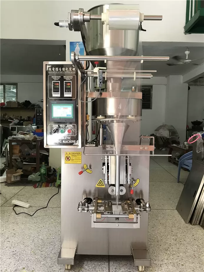 Máy đóng gói định lượng cốc đong 3 biên từ 10-200Gram định lượng theo yêu cầu HADG-DD11