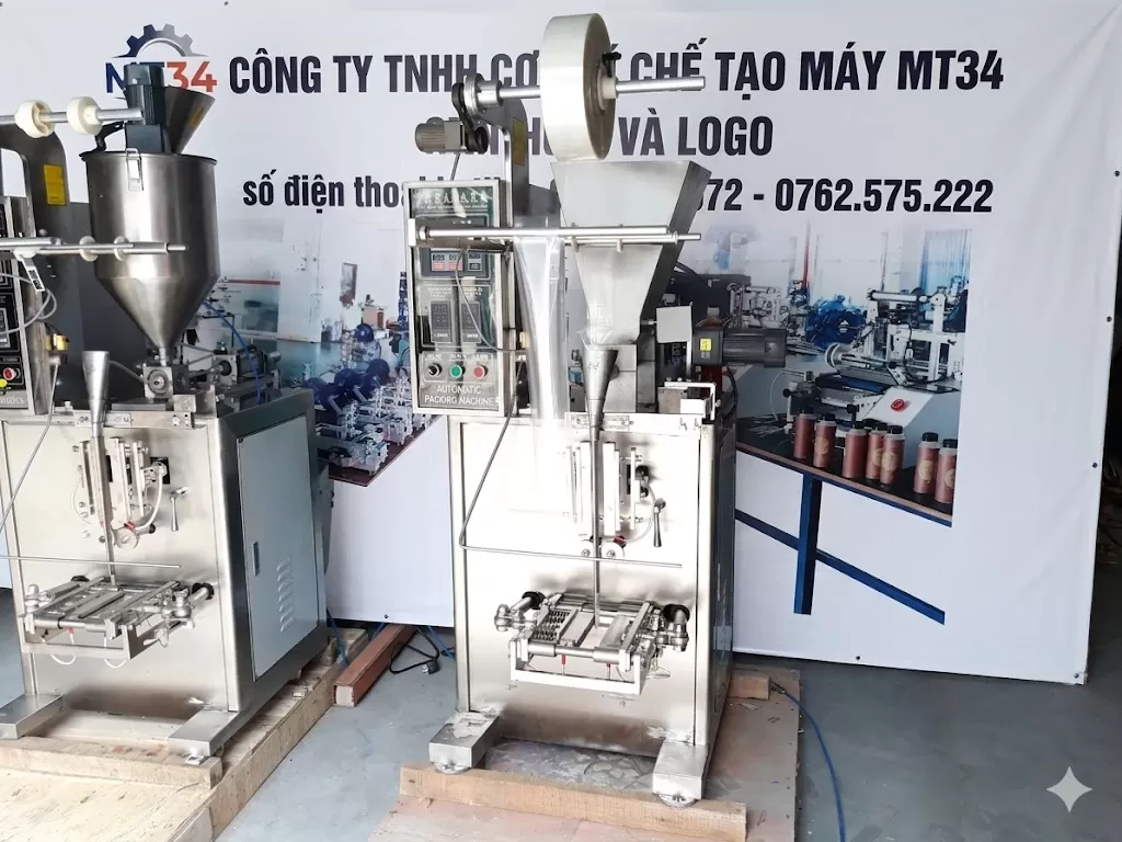 Máy đóng gói định lượng trục vít ngang 3 biên từ 500-1000gram (Dạng bột) HADG-DD13