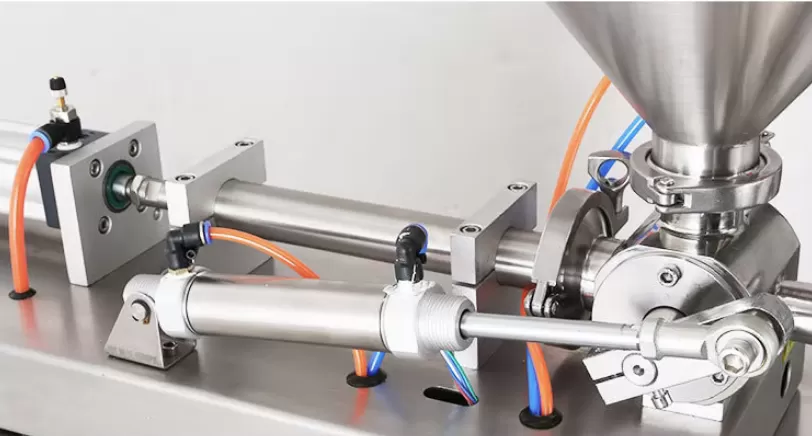 Máy đóng gói dung dịch lỏng 4 biên khí nén 10-3000ML HADG-DD21