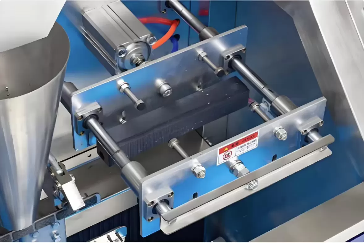 Máy đóng gói dạng hạt túi rời 3 đầu cân điện tử 5-500gram khí nén HADG-DD26