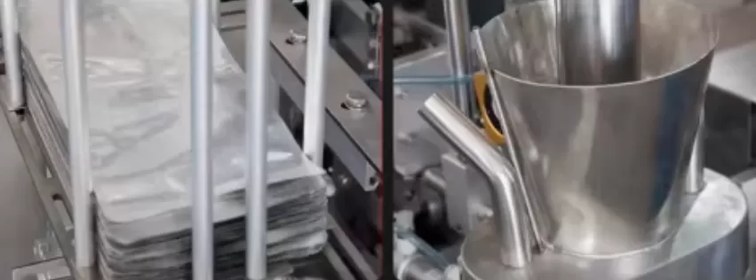 Máy đóng gói Bột  túi rời Trục vít khí nén 5 -300Gram HADG-DD28