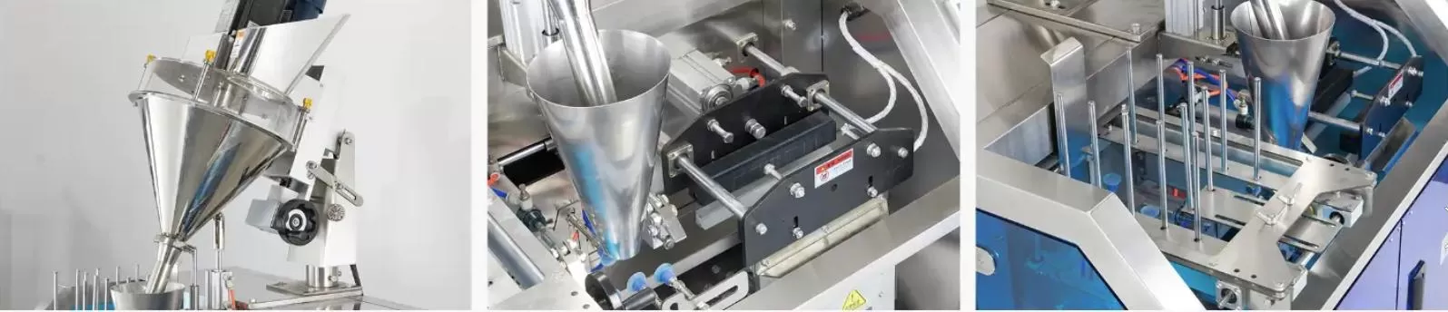 Máy đóng gói Bột  túi rời Trục vít khí nén 5 -300Gram HADG-DD28