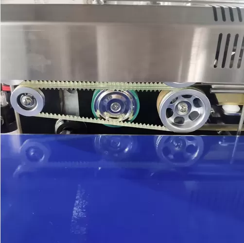 Máy hàn miệng túi liên tục SFR-980 có indate dạng đứngHADG-HLA11