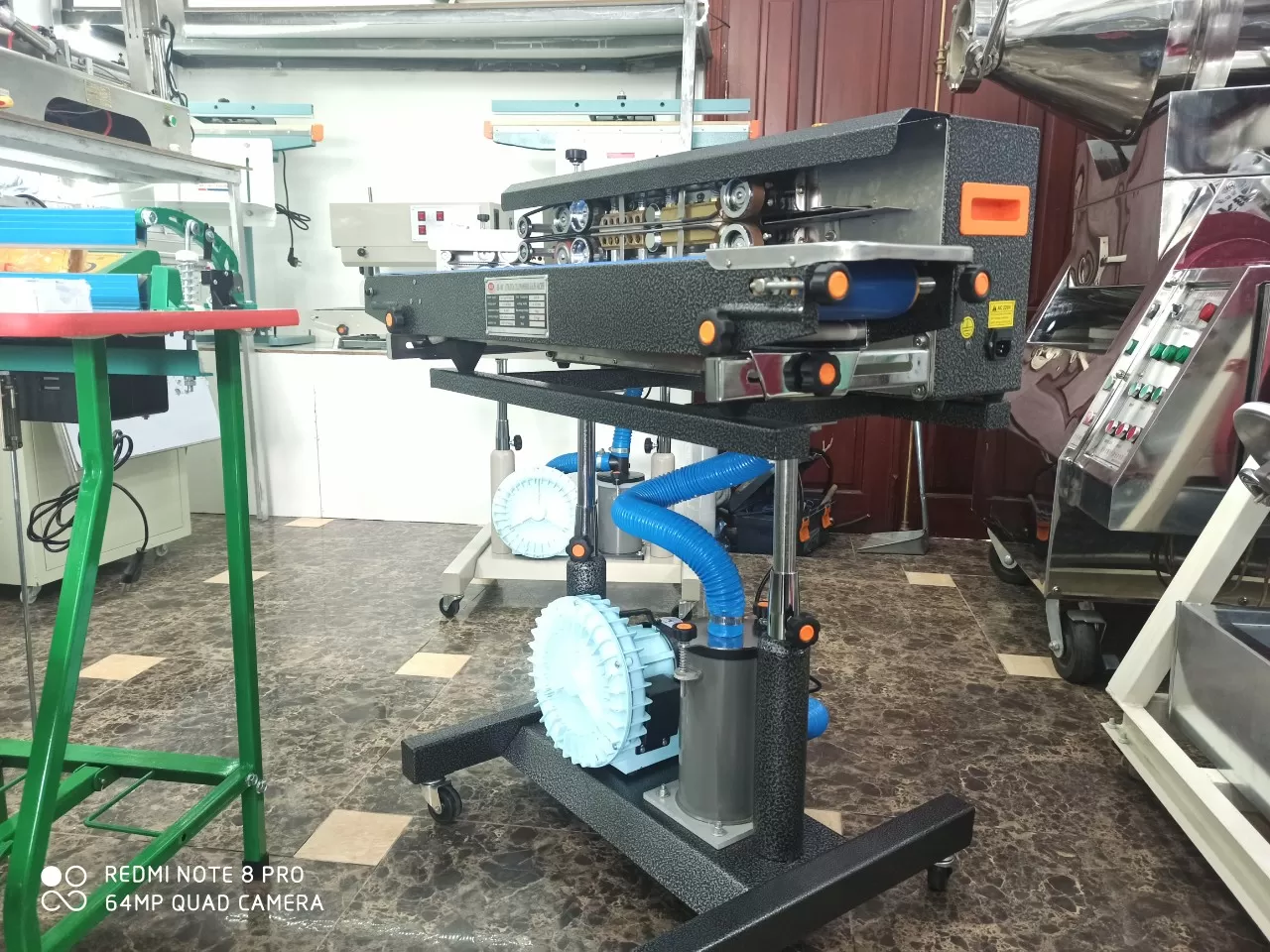 Máy hàn miệng túi liên tục thôi khí DBF-1000 (Cơ cấu vòi khí) HADG-HLA09