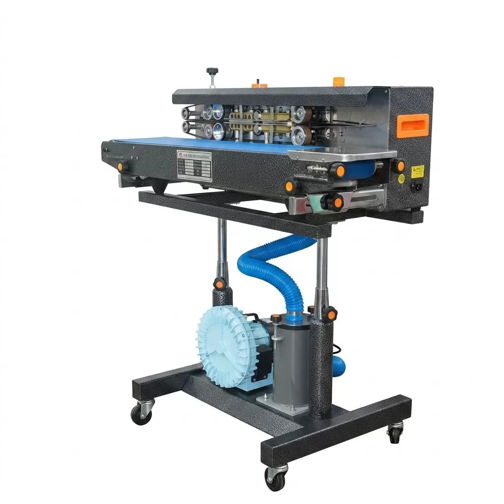 Máy hàn miệng túi liên tục thôi khí DBF-1000 (Cơ cấu vòi khí) HADG-HLA09