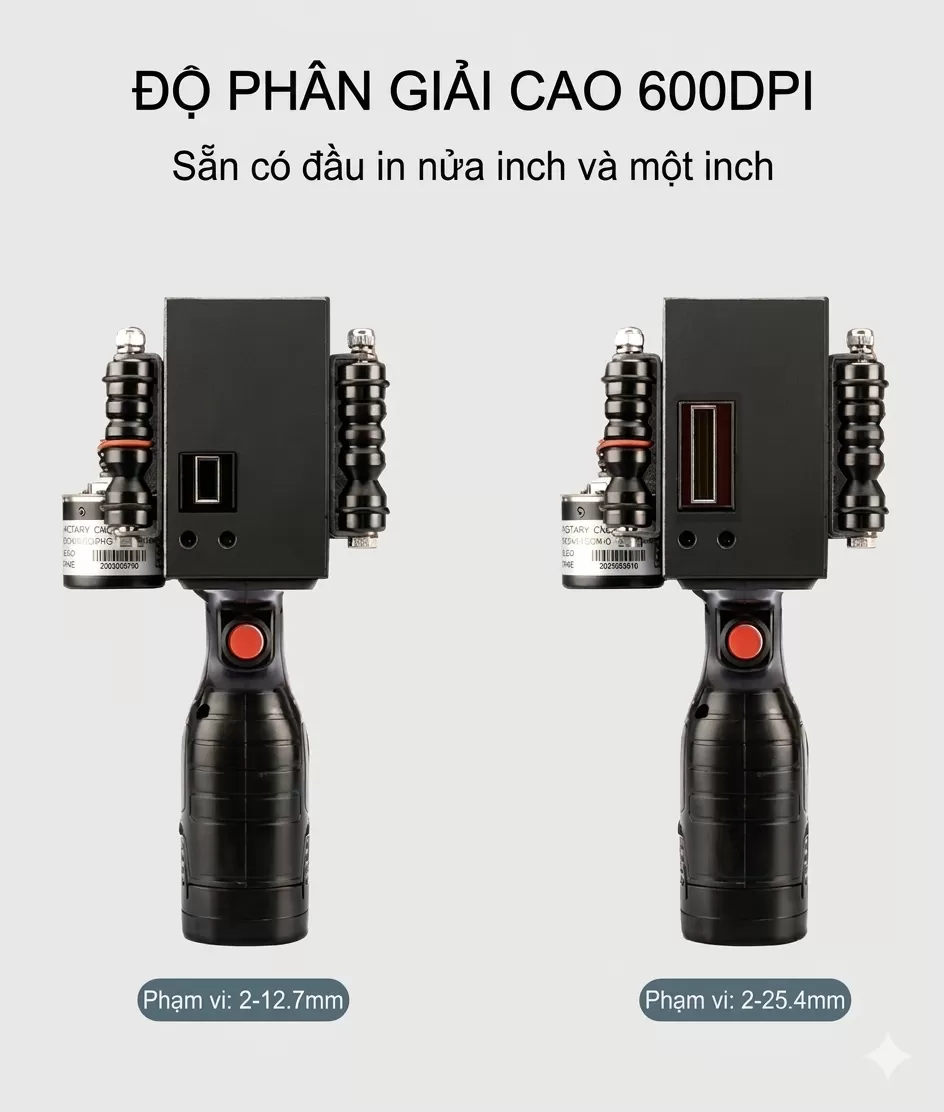 Máy in phun cầm tay tích hợp băng tải HAĐG-IN22