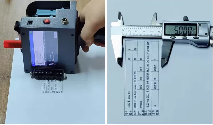 Máy in phun 2 đầu cầm tay 50,8mm HADG-IN10 (Hàng Việt Nam Sản xuất)