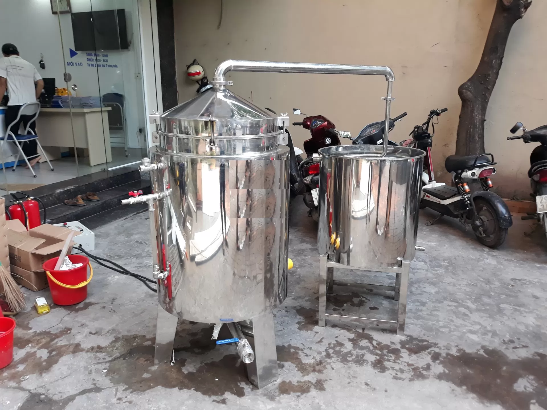 Nồi Hơi Nấu Rượu Inox Đa Năng TATP-A11