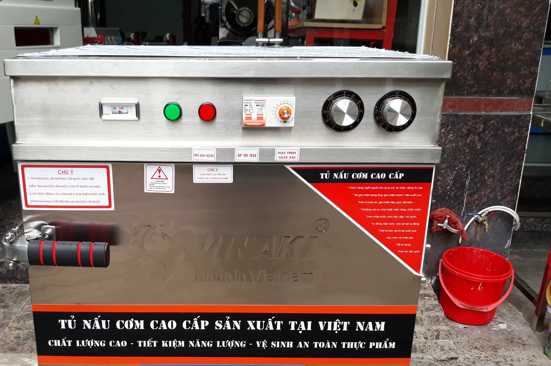 Tủ nấu cơm công nghiệp TATP-A13 - Điều khiển cơ