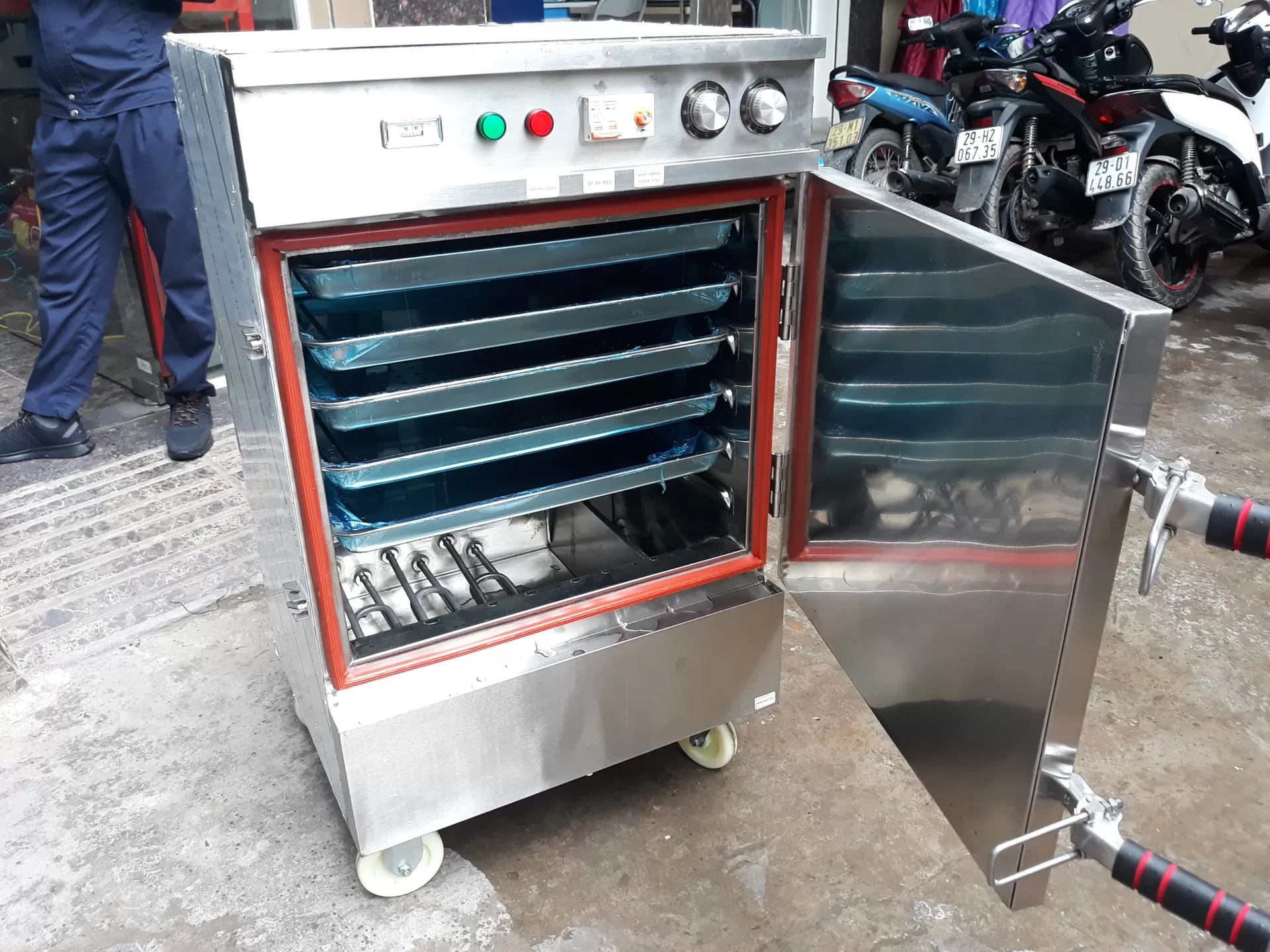 Tủ nấu cơm công nghiệp TATP-A13 - Điều khiển cơ
