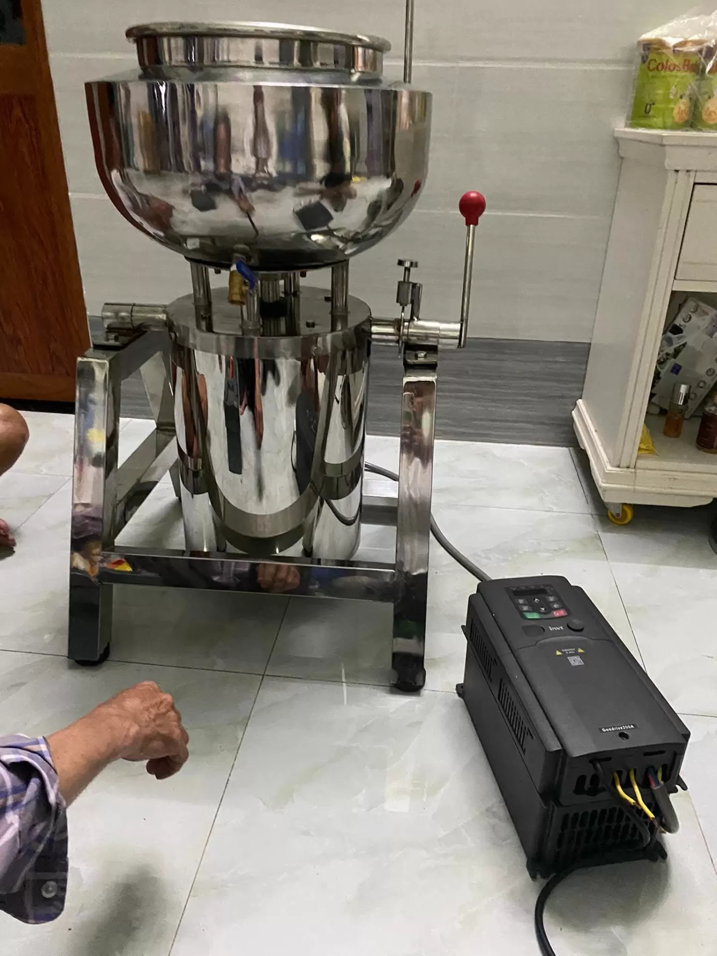 Máy xay giò chả có biến tần 10kg TATP-C15