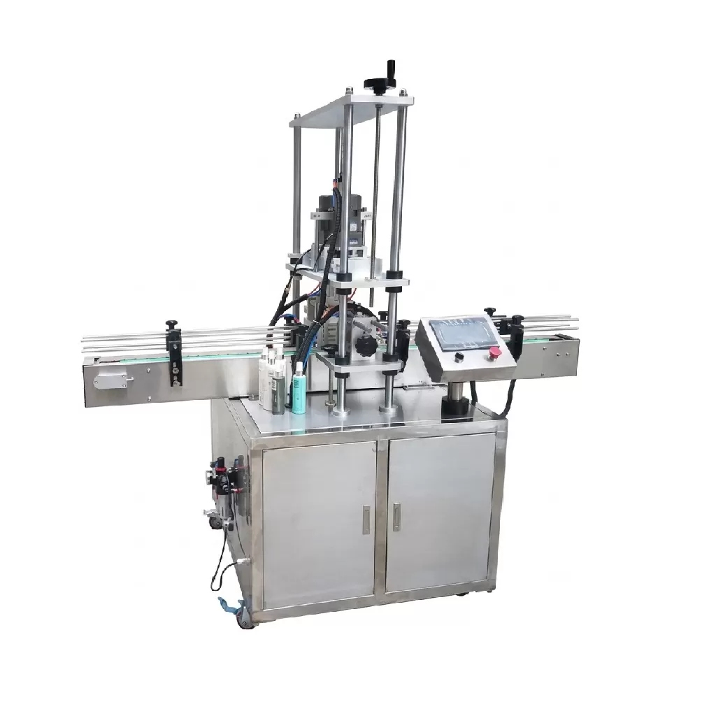 Máy xoáy nắp chai tự động (cấp nắp thủ công) HADC-DA17