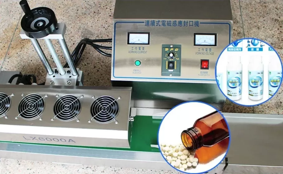 Máy dán màng seal tự động LX-6000A (ĐK seal 100mm) HADG-E08