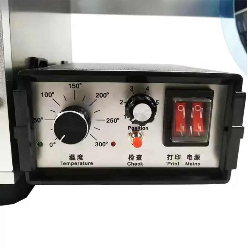 Máy Dán Nhãn Decal Chai Tròn Bán Tự Động Có In Date HAĐG-2T6