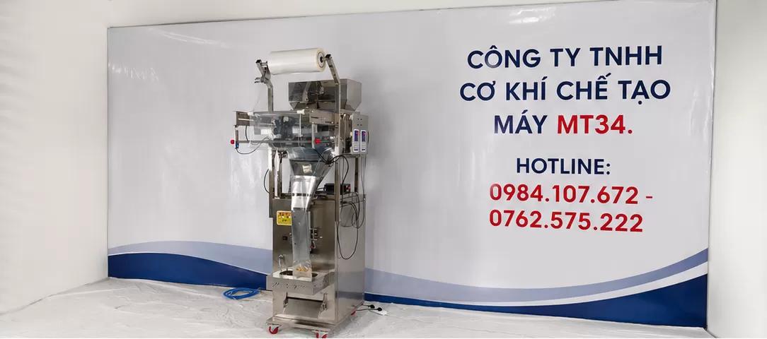 Máy đóng gói cân điện tử hỗn hợp 2 đầu cân  loại 1 ( từ 10 - 500Gram) và loại 2 (Từ 100 - 1000Gram) HADG-DD15-2