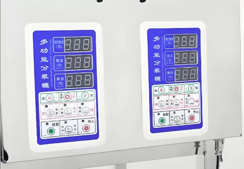 Máy đóng gói cân điện tử hỗn hợp 2 đầu cân  loại 1 ( từ 10 - 500Gram) và loại 2 (Từ 100 - 1000Gram) HADG-DD15-2