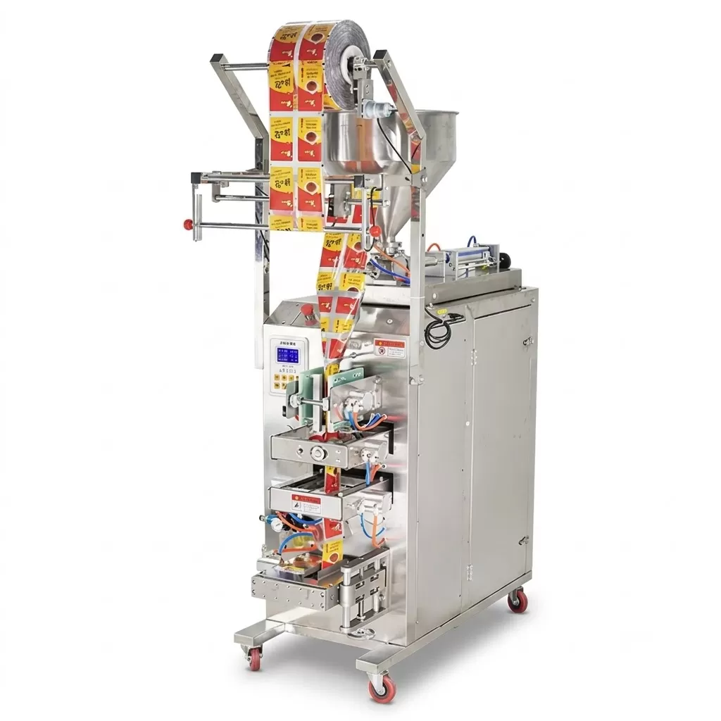 Máy đóng gói dung dịch lỏng 4 biên khí nén 10-3000ML HADG-DD21