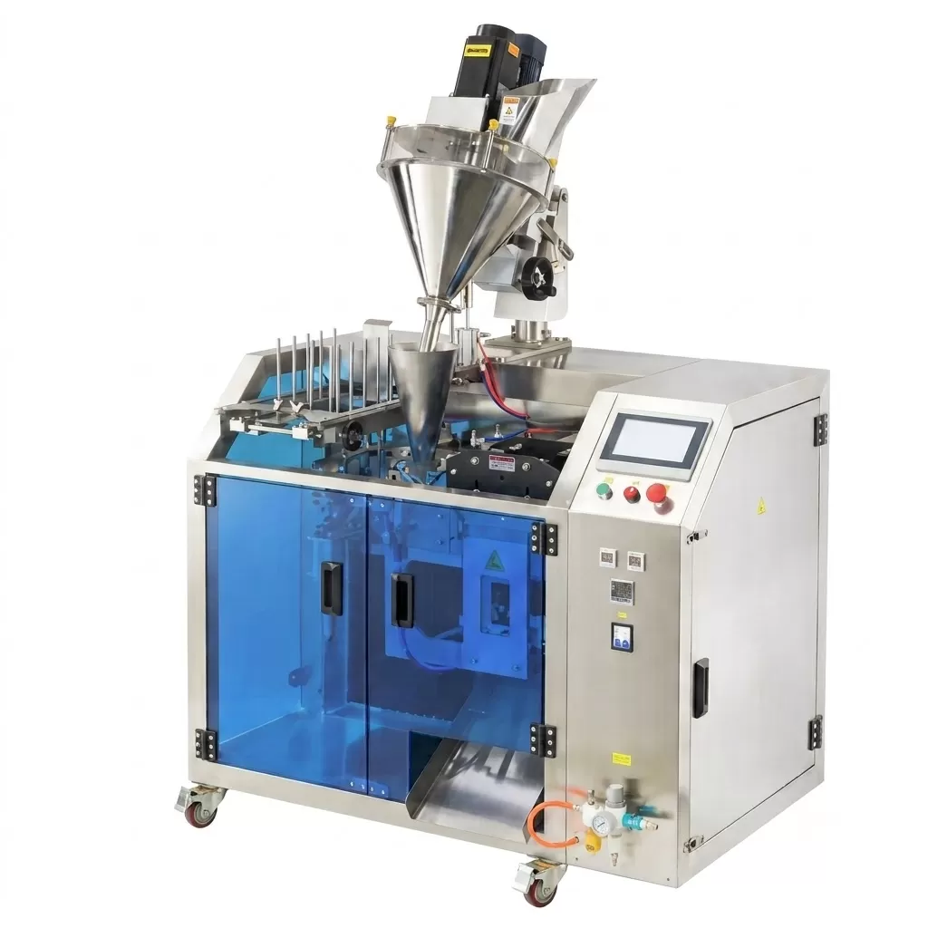 Máy đóng gói Bột  túi rời Trục vít khí nén 5 -300Gram HADG-DD28