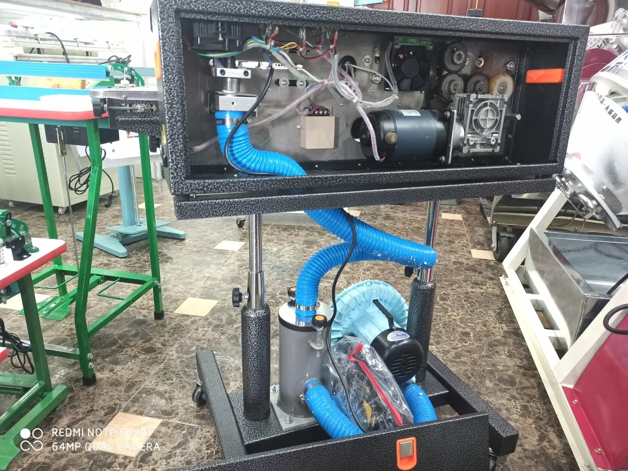 Máy hàn miệng túi liên tục thôi khí DBF-1000 (Cơ cấu vòi khí) HADG-HLA09