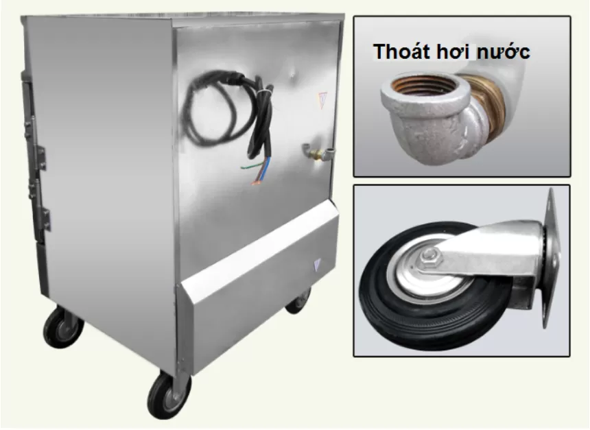 Tủ Nấu Cơm, Tủ Hấp Đa Năng Điện Tử TATP-A12 (4 - 24 Khay)