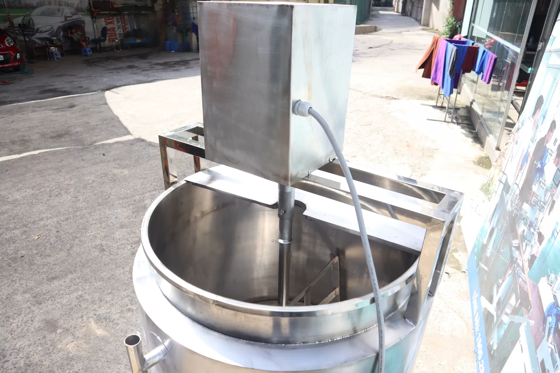Nồi Nấu Cánh Khuấy 3 Lớp Inox 200L TATP-A06A