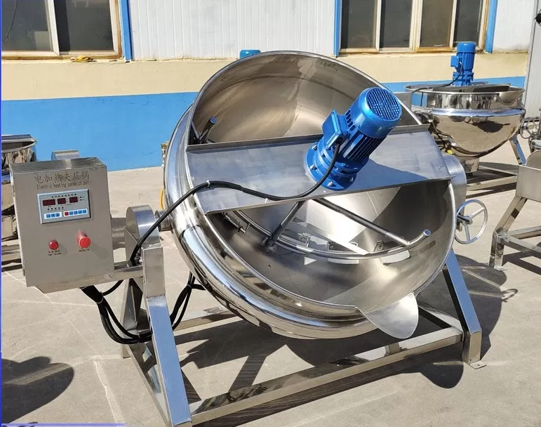 Máy Chiên, Nấu Công Nghiệp Có Cánh Khuấy TATP-A08 (100 lít-600 lít)